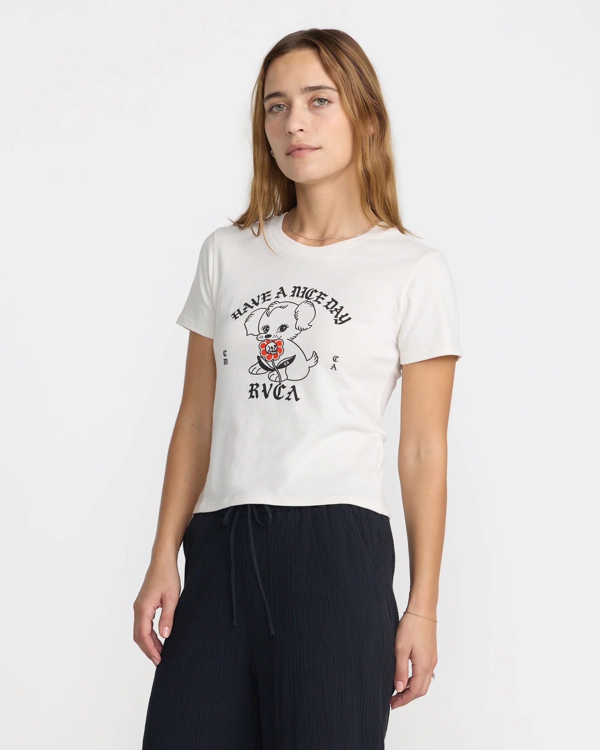 Nice Day Shrunken Tee - Cloud