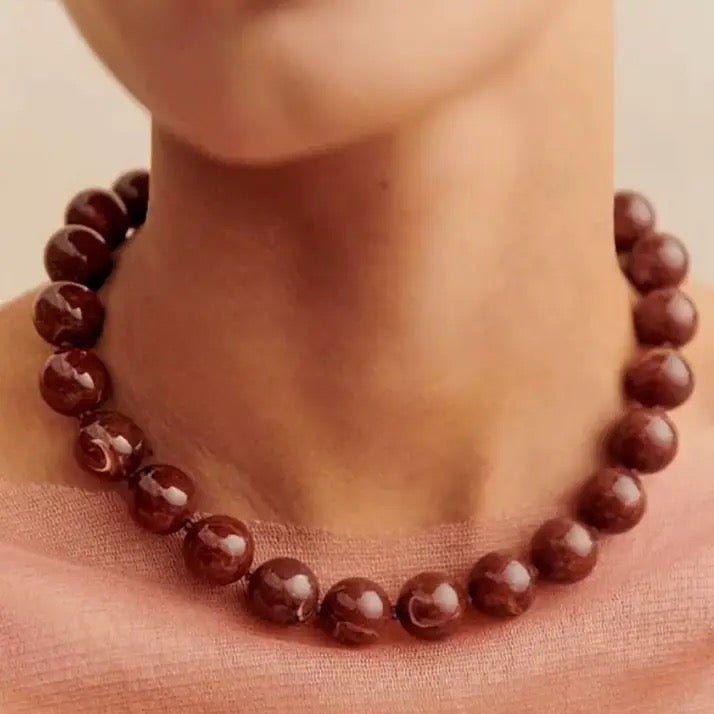 Éte Hand Knotted Beaded Necklace