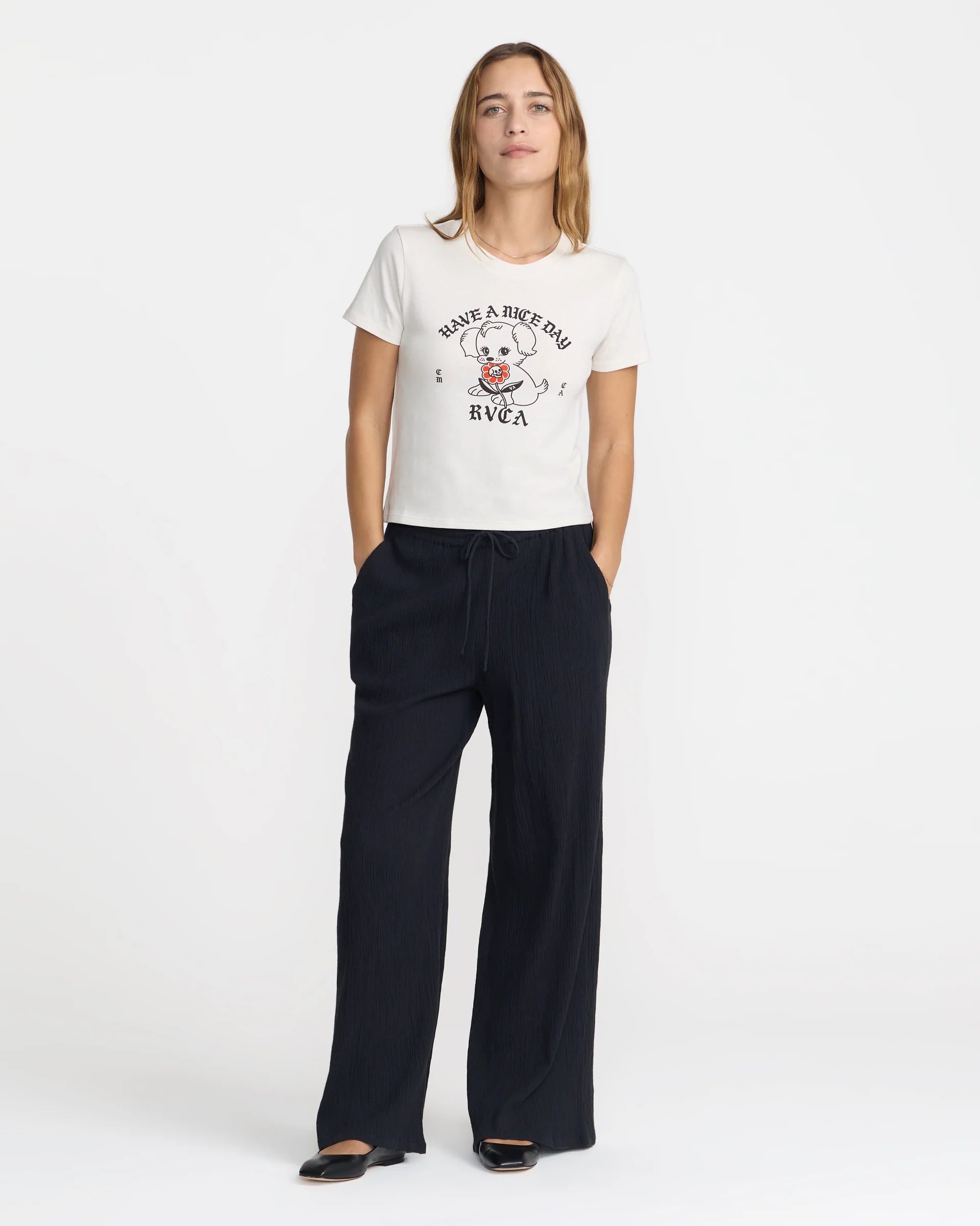 Nice Day Shrunken Tee - Cloud