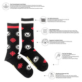 CBC Hockey Night In Canada Logos Socks M