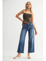 Petite Slim Wide Leg - Dark