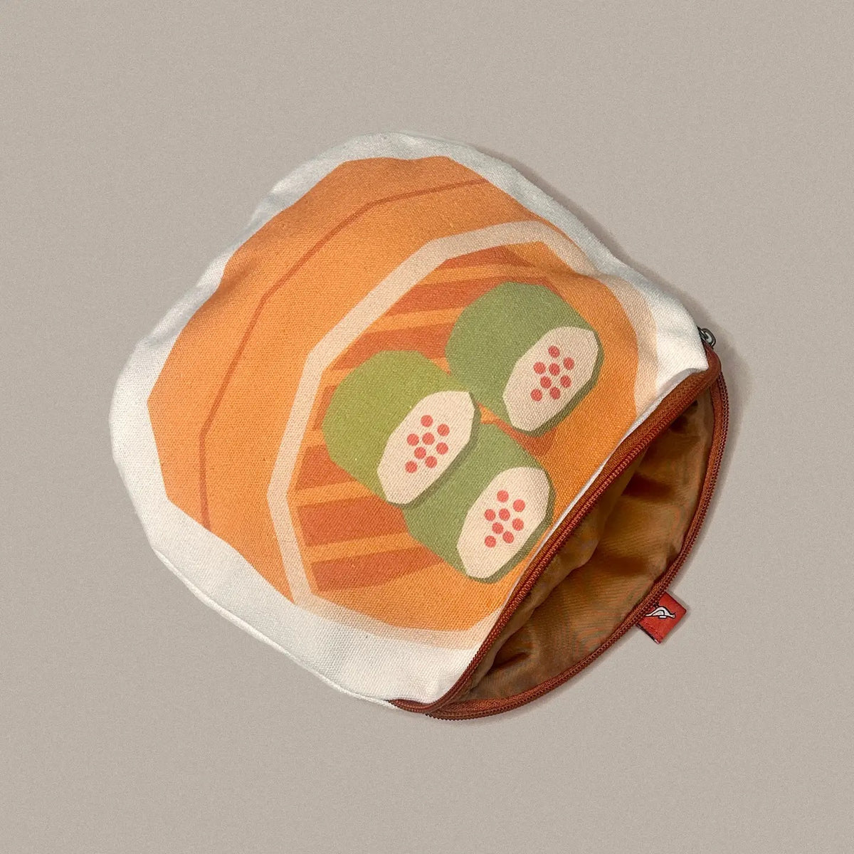 Dim Sum Canvas Zip Pouch