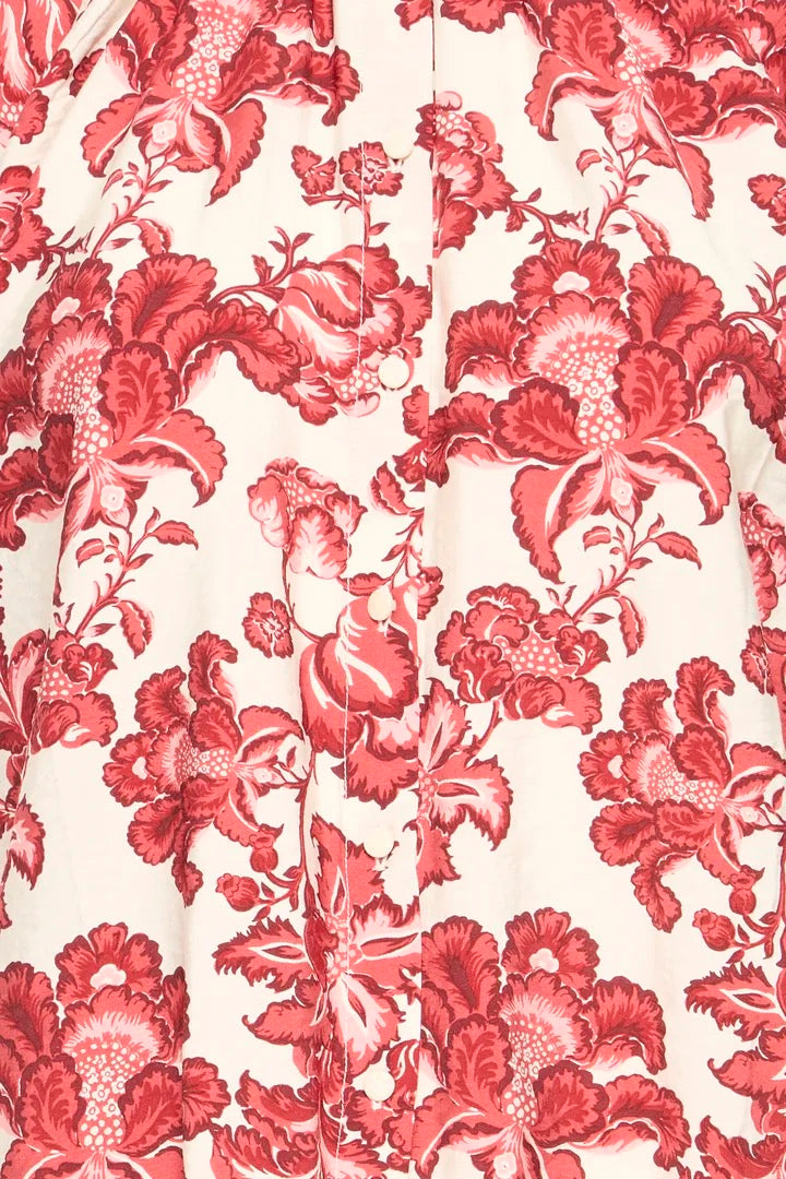 Gilvis Shirt - Red Floral