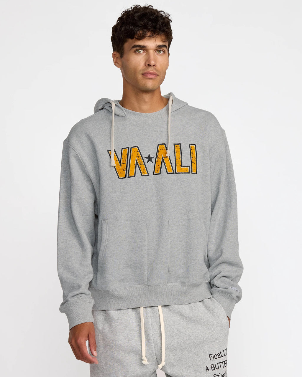 RVCA x Ali Hoodie - Heather Grey