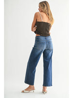 Petite Slim Wide Leg - Dark