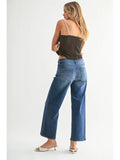 Petite Slim Wide Leg - Dark