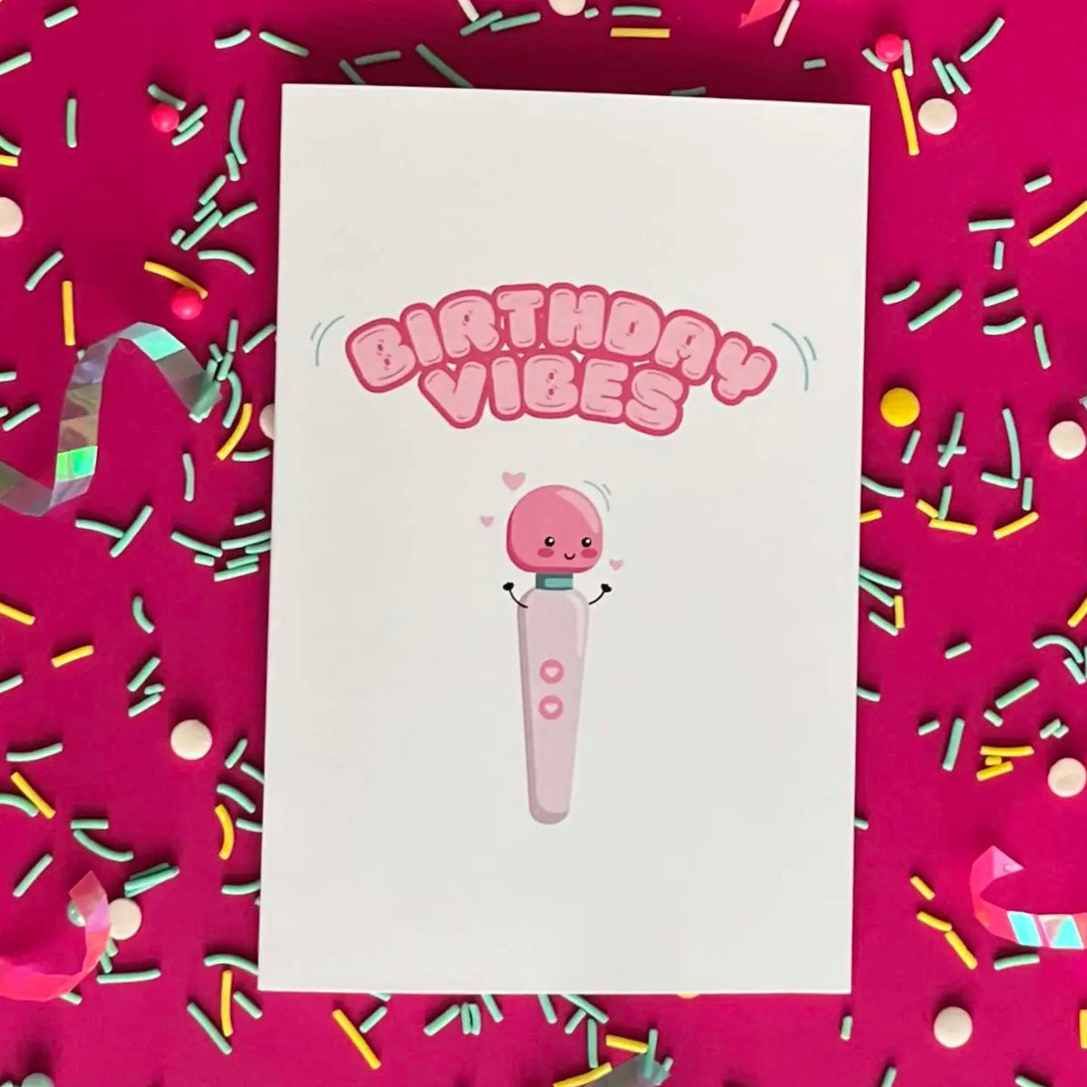 Birthday Vibes Greeting Card
