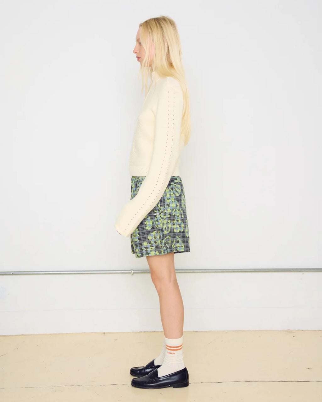 Odi Plaid Short - Charcoal Multi