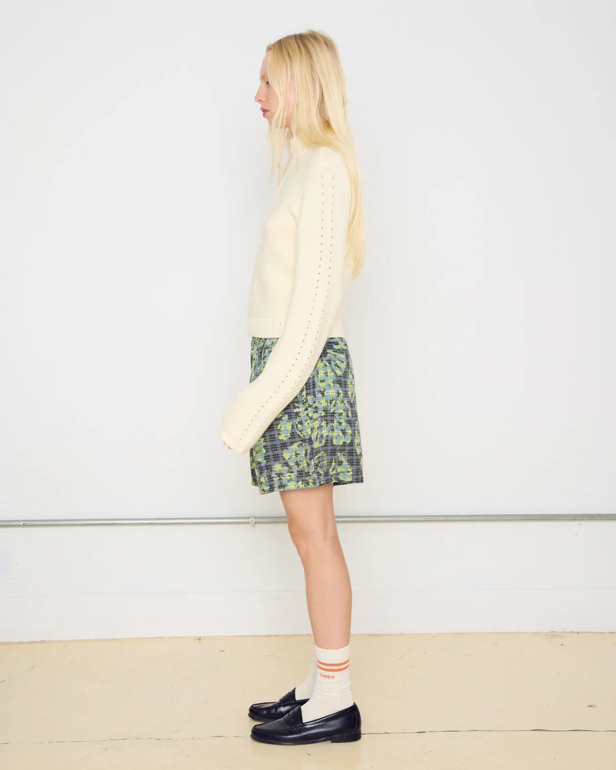 Odi Plaid Short - Charcoal Multi