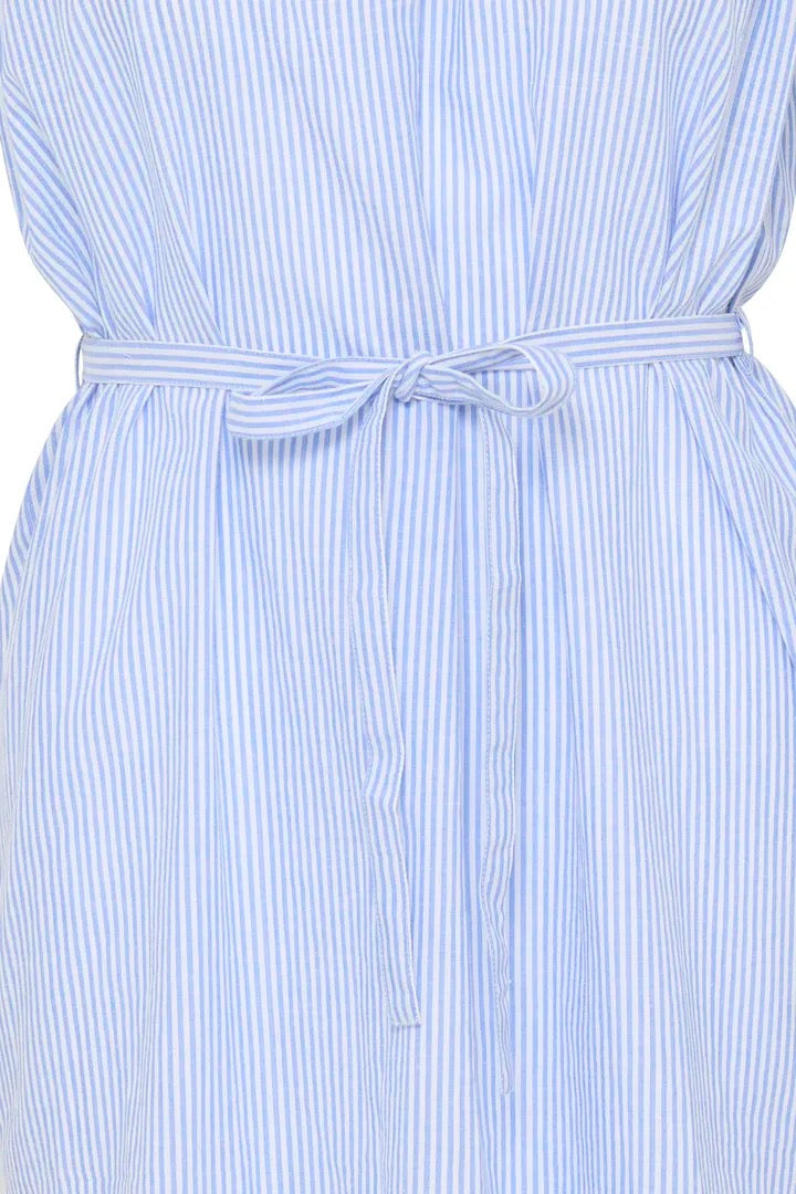 Kalthea Dress - Blue/White