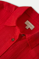 East Side Boxy Long Sleeve Button Down