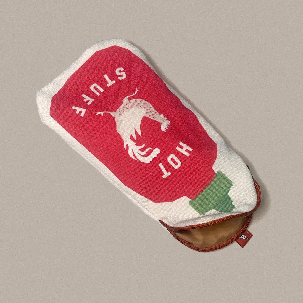 Hot Sauce Canvas Zip Pouch