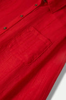 East Side Boxy Long Sleeve Button Down