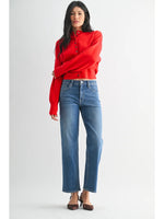 Mid Rise Slim Wide Leg - Medium