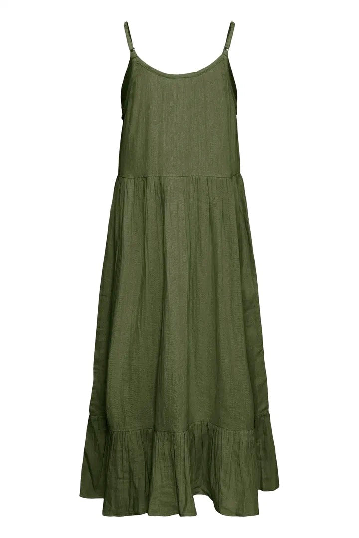 Foxa Midi Dress - Grape Leaf