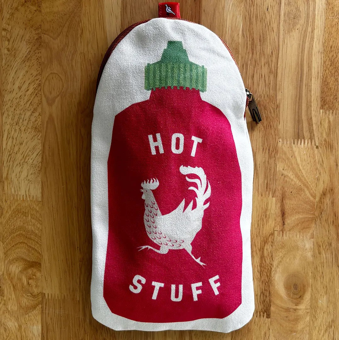 Hot Sauce Canvas Zip Pouch