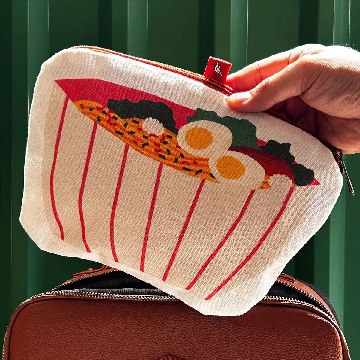 Ramen Bowl Canvas Zip Pouch