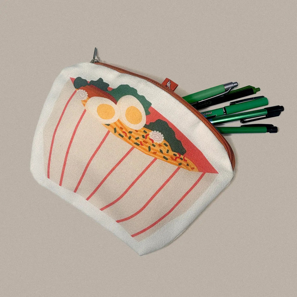 Ramen Bowl Canvas Zip Pouch