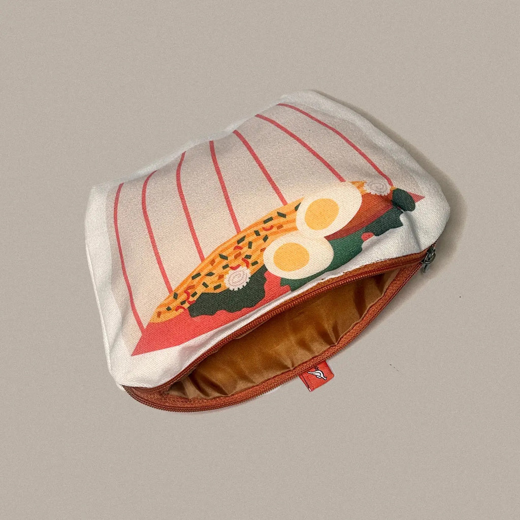 Ramen Bowl Canvas Zip Pouch