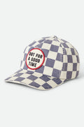 Out For A Good Time LP Adjustable Hat - Navy Gingham