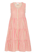 Foxa Sleeveless Dress Stripe - Azalea Stripe