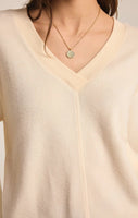 Off The Clock Cozy Sweatshirt - Sea Salt