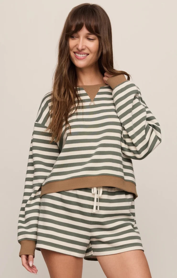 Low Key Stripe Sweatshirt