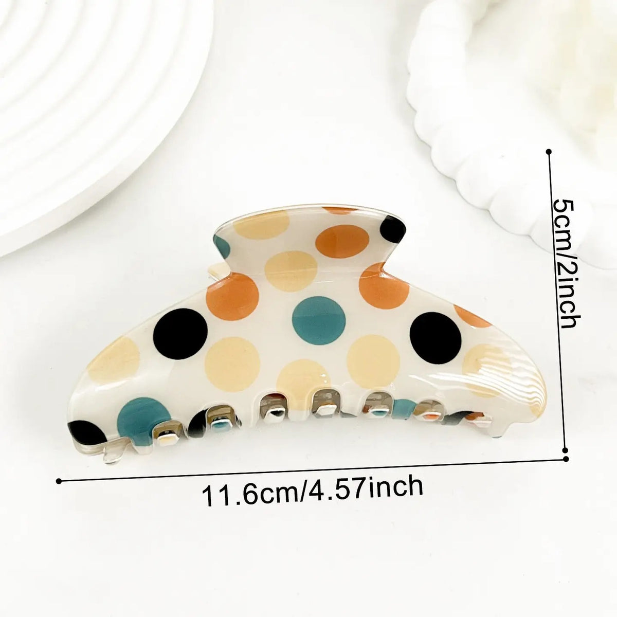 Polka Dot Hair Claw