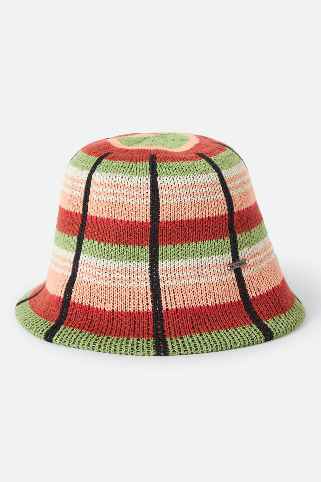 Redding Knit Packable Hat  - Peach Cobbler Multi Stripe