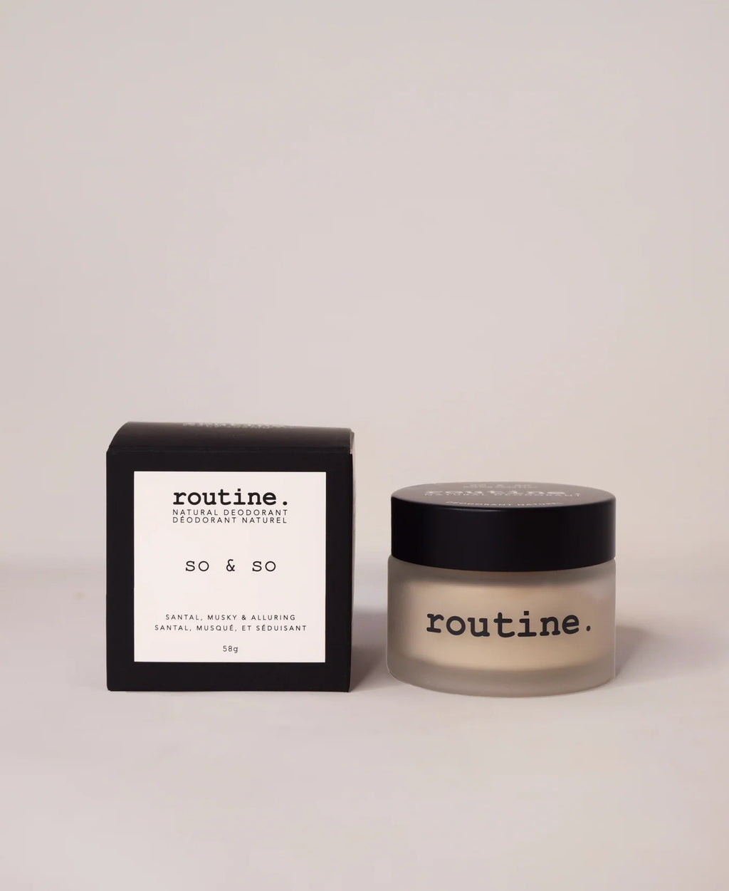 So & So Natural Deodorant