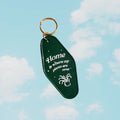 Home Is Where My Plants Are Motel Keychain