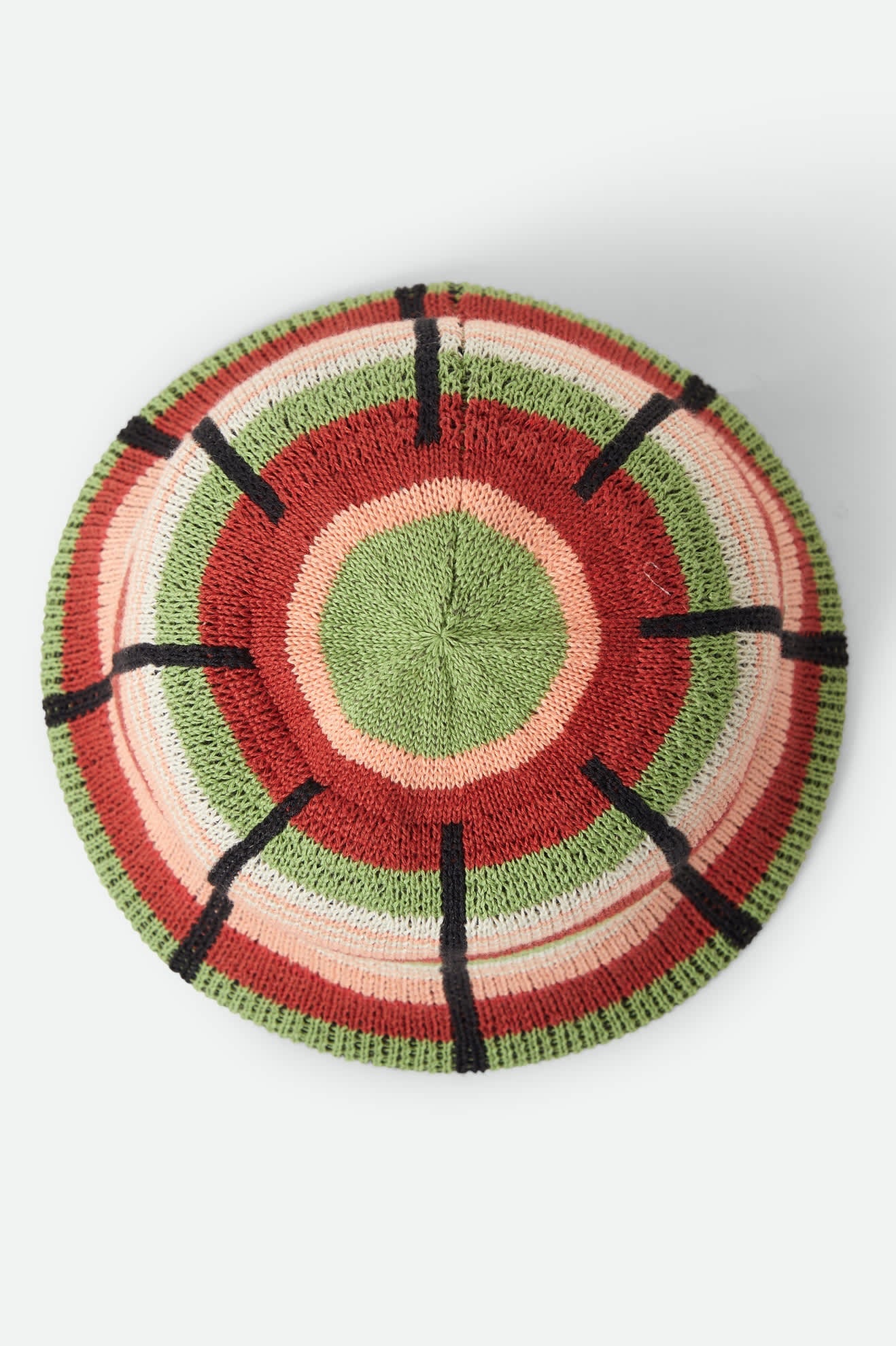 Redding Knit Packable Hat  - Peach Cobbler Multi Stripe