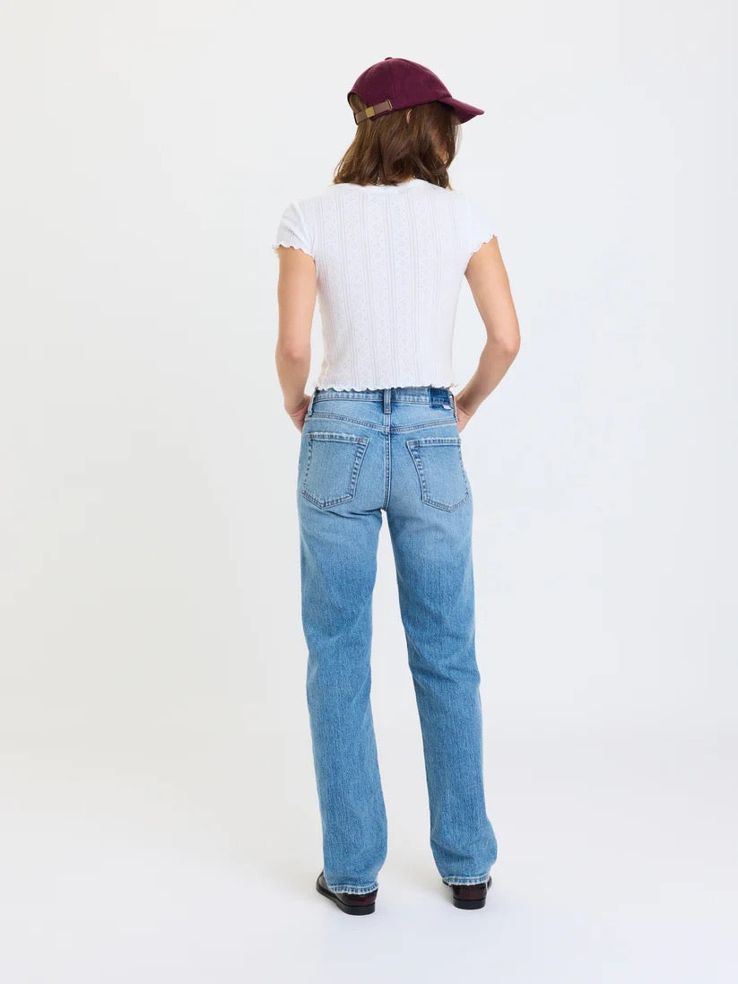 Rebel Mid Rise Slim Straight - On Repeat