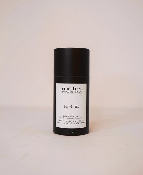 So & So Baking Soda Free Natural Deodorant Stick