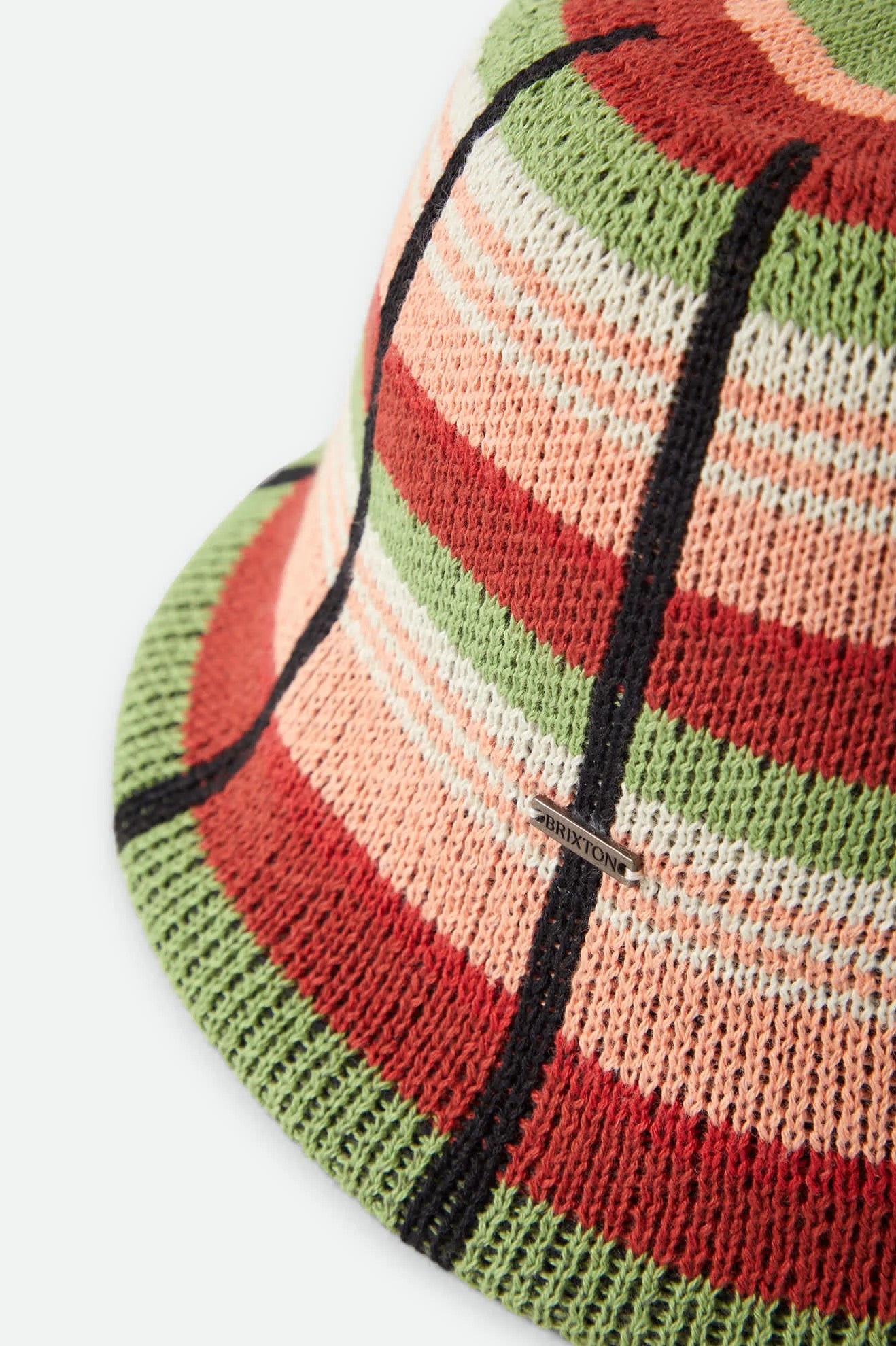 Redding Knit Packable Hat  - Peach Cobbler Multi Stripe