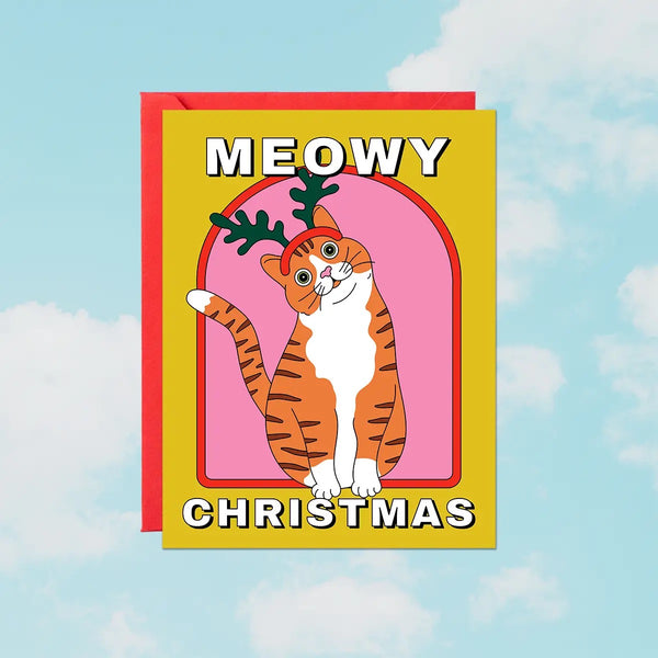 Meowy Christmas Greeting Card