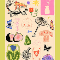 Sketchbook Sticker Sheet