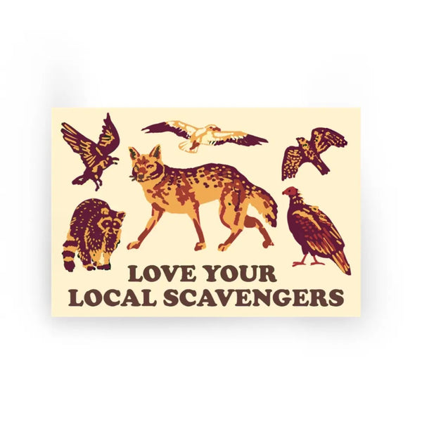 Love Your Local Scavengers Sticker
