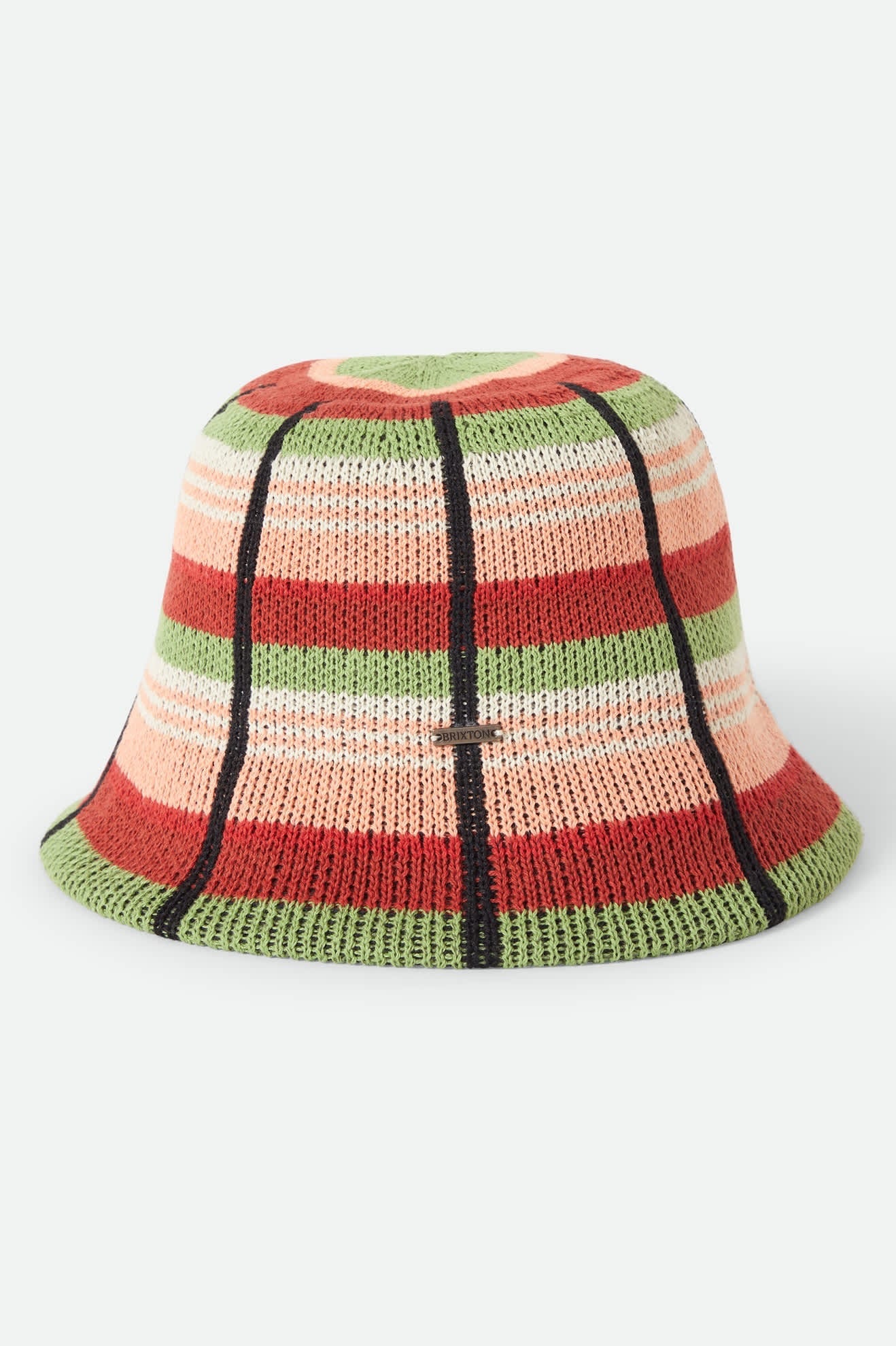 Redding Knit Packable Hat  - Peach Cobbler Multi Stripe