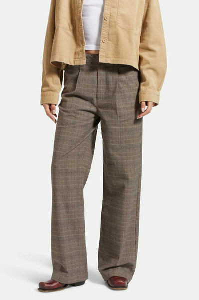 Ludlow Pant - Brown/Cream Houndstooth