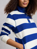 Bobby Button Stripe Sweat - Blue Multi