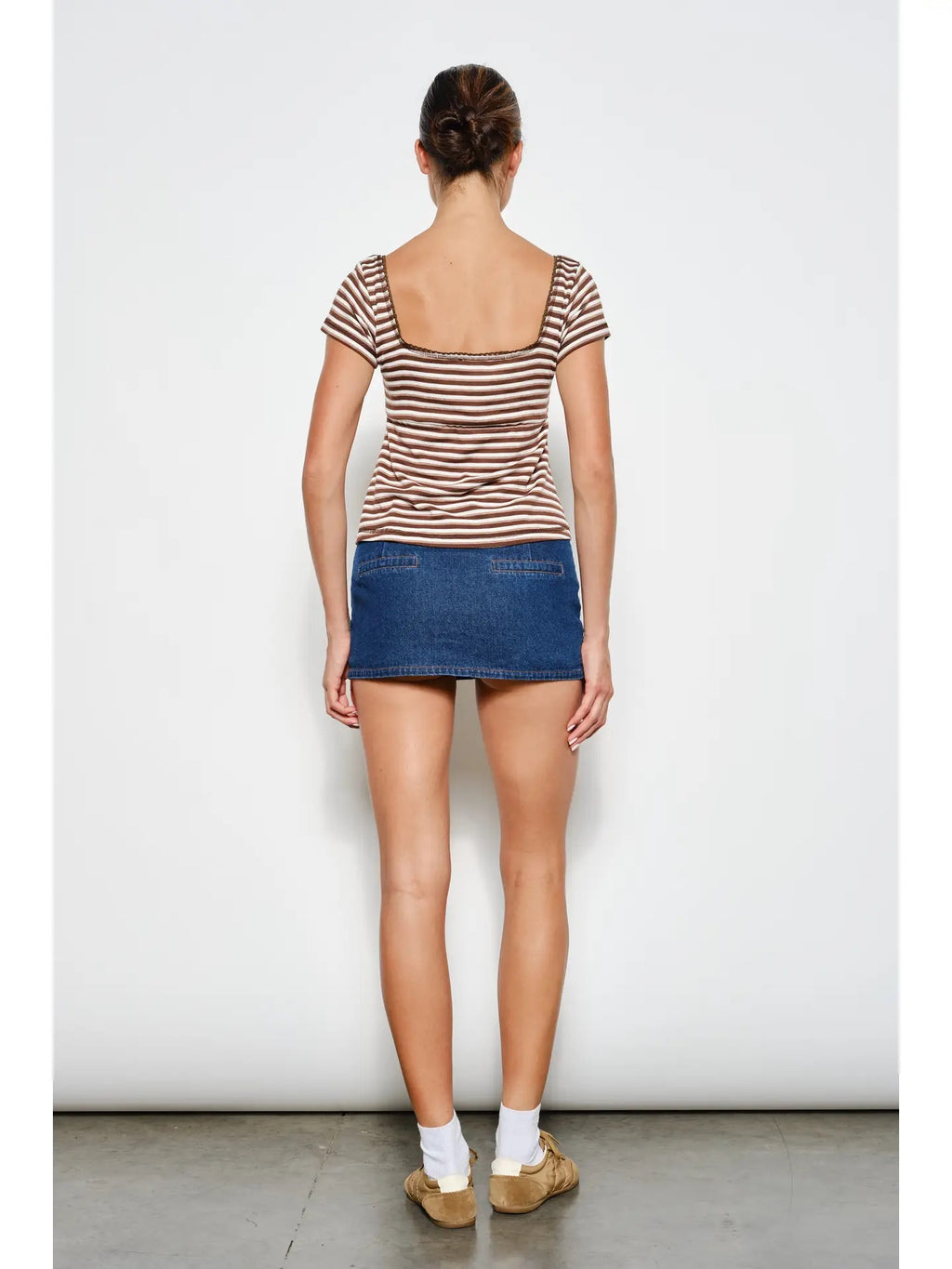 Juno Babydoll Henley Top