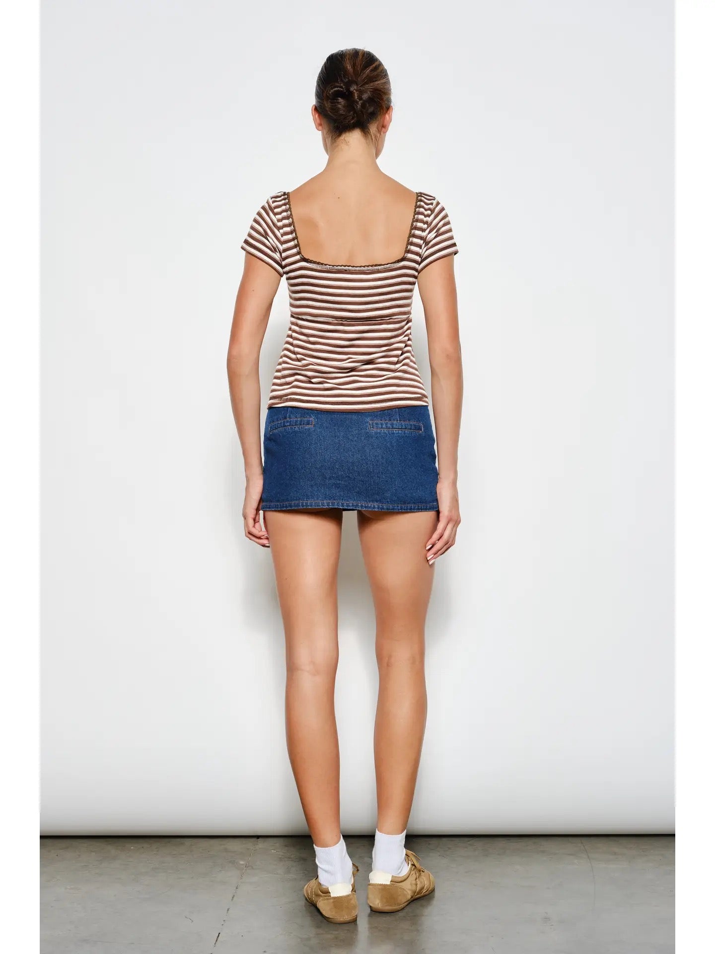 Juno Babydoll Henley Top