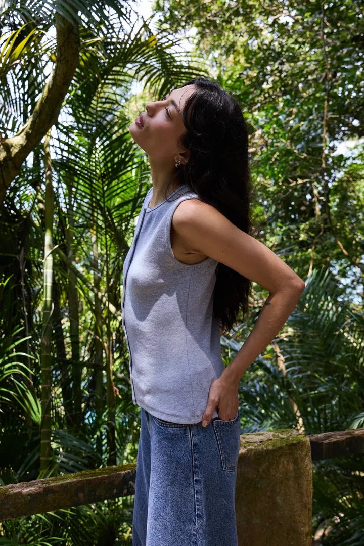 Palma Top - Alloy Melange