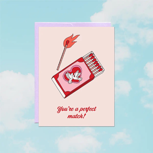 Perfect Match Greeting Card