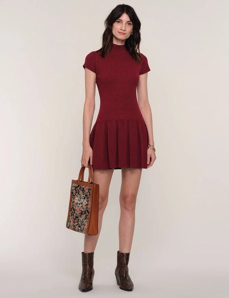 Polina Dress - Merlot
