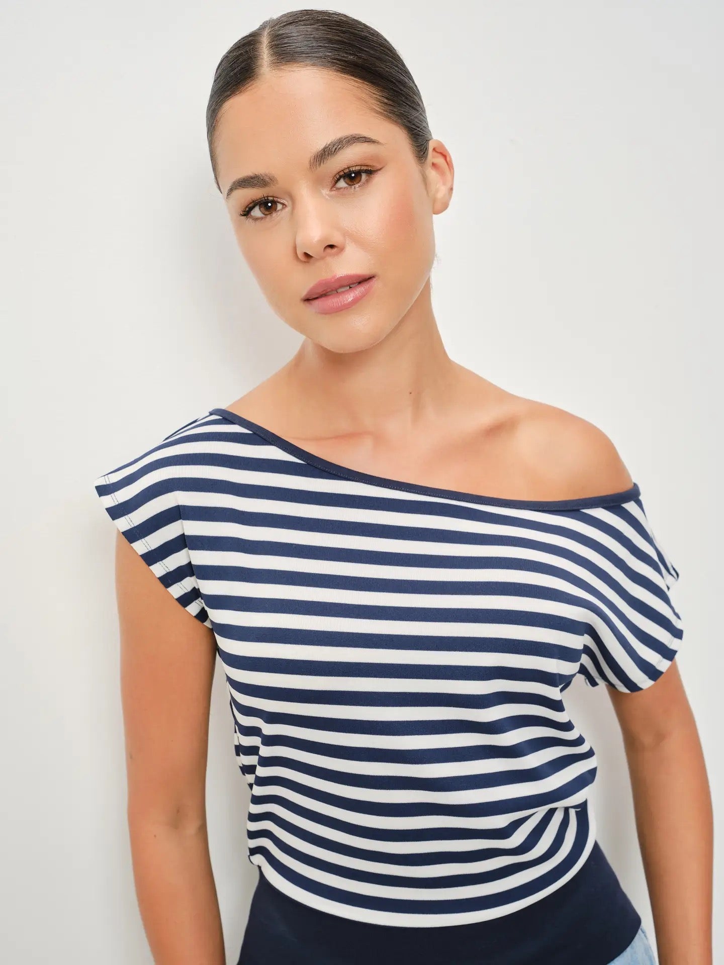 Kiki Stripe Blouson Top