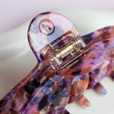 The Agatha Hair Clip - Plum