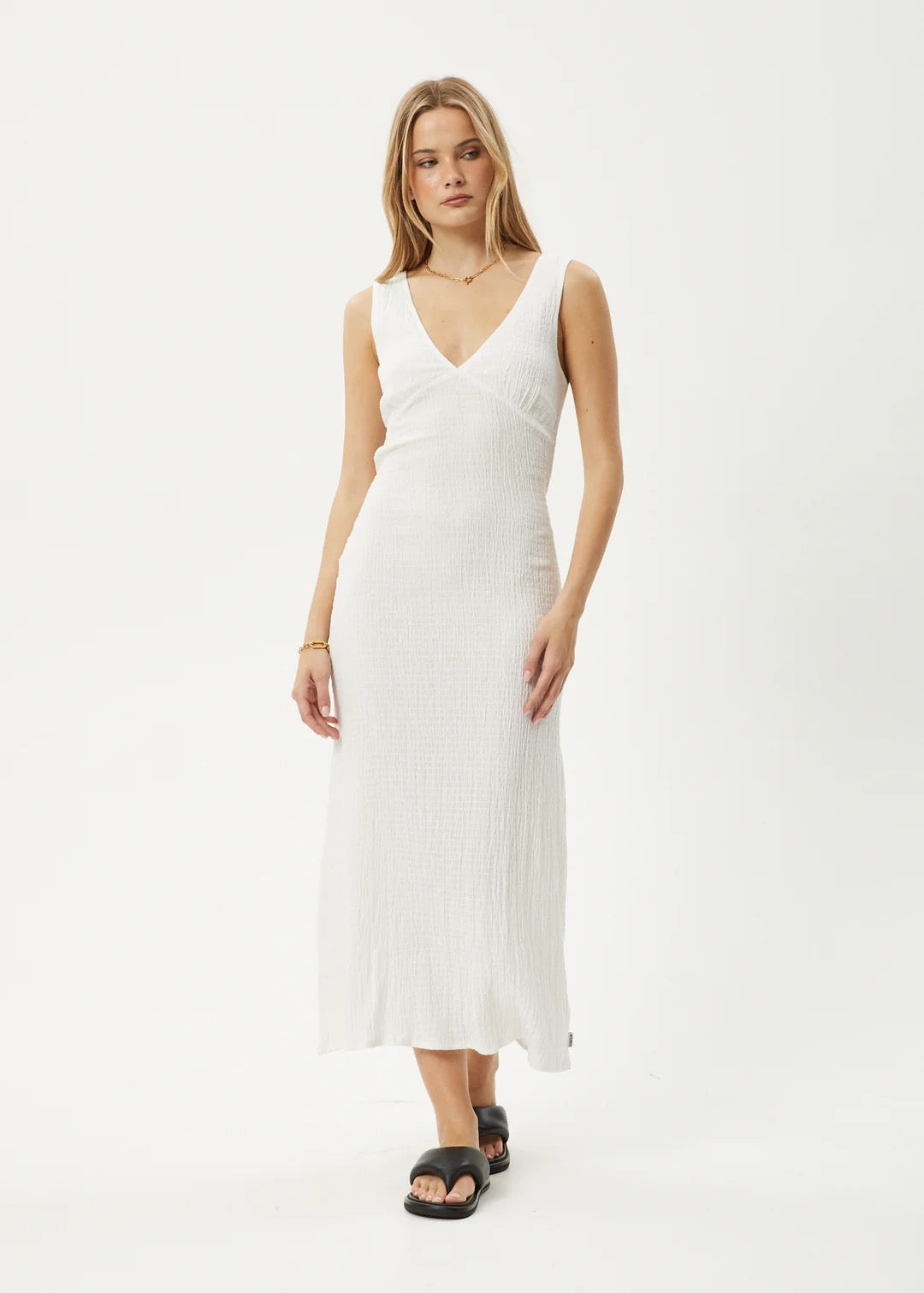 Focus Seersucker Maxi Dress Focus Seersucker Maxi Dress