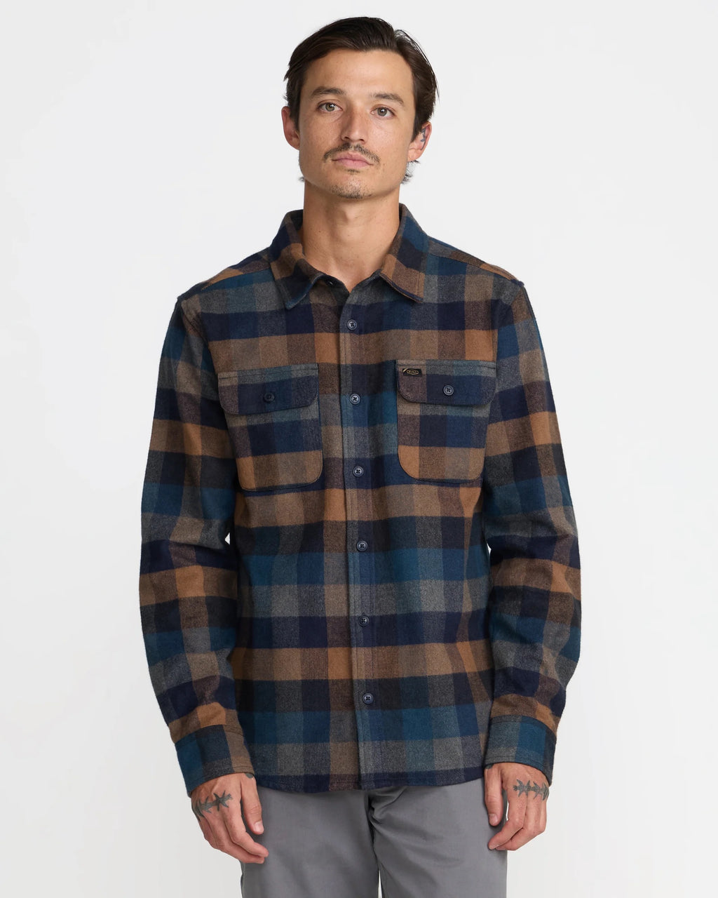 Dayshift Blanket Flannel - Pirate Black